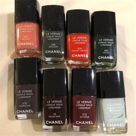 chanel orange nail polish|discontinued chanel nail polish colors.